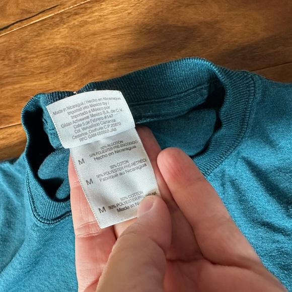 Indiana University Bloomington Indiana Hoosiers Teal Tee size Medium - Picture 3 of 3